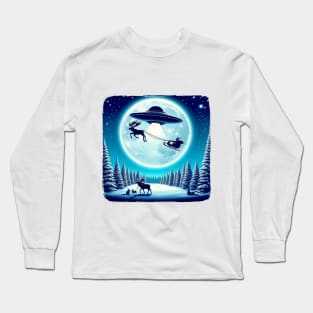 NLO kidnap Santa Long Sleeve T-Shirt